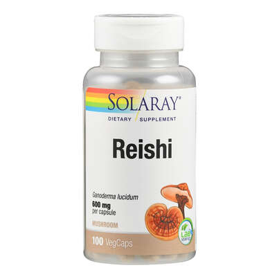 Sie sehen eine Packung Supplementa Reishi Mushroom Kapseln, Produktbild: 01 Supplementa Reishi Mushroom Kapseln, A-Nr.: 5574473 - 01