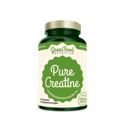GreenFood Nutrition Pure Creatine 120 Kapseln, A-Nr.: 5634809 - 01