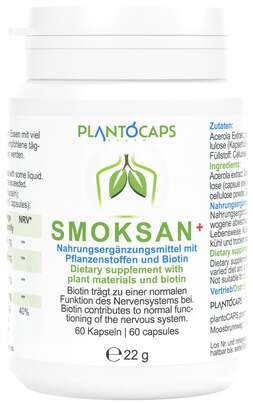 plantoCAPS SMOKSAN+ Kapseln, A-Nr.: 4606780 - 01