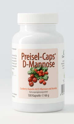 PREISEL-CAPS D-MANNOSE 100 Kapseln, A-Nr.: 5410286 - 01