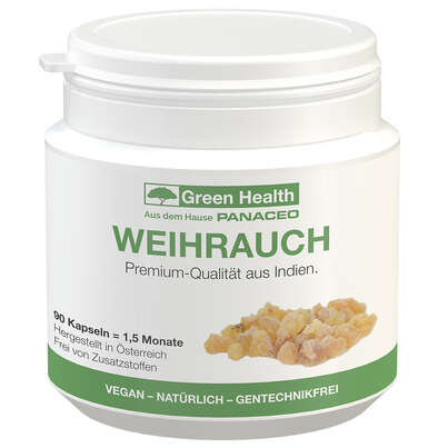 Sie sehen eine Packung Green Health WEIHRAUCH, Produktbild: 01 Green Health WEIHRAUCH, A-Nr.: 3388482 - 01