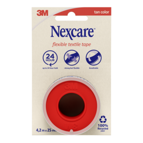 Nexcare™ Flexible Textilfixierpflaster, 4,2 m x 25 mm, 1 Rolle/Packung, A-Nr.: 5738041 - 01