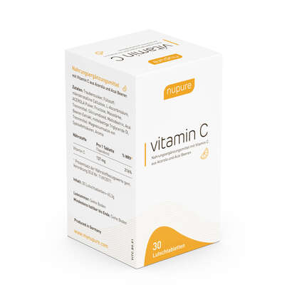 Nupure vitamin C Lutschtabletten Acerola &amp; Acai, A-Nr.: 5779057 - 01