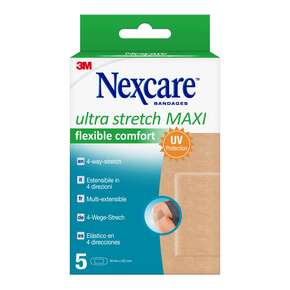 Nexcare™ Ultra Stretch MAXI Comfort Flexible Pflaster, 50 mm x 101 mm, 5/Packung, A-Nr.: 5436541 - 01