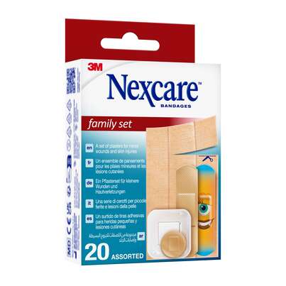 Nexcare™ Family Set, gemischt 20 Pflaster, A-Nr.: 5842117 - 02