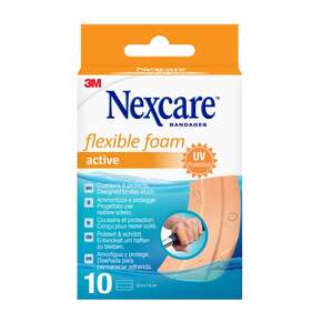 Nexcare™ Flexible Foam Active Band Pflaster, 6 cm x 10 cm, 10/Packung, A-Nr.: 5386961 - 01