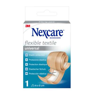 Nexcare™ Flexible Textile Universal Band Pflaster, 1 m x 6 cm, A-Nr.: 4892366 - 01