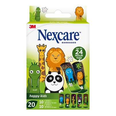 Nexcare™ Kinderpflaster Happy Kids Animals, Display, A-Nr.: 4833458 - 01