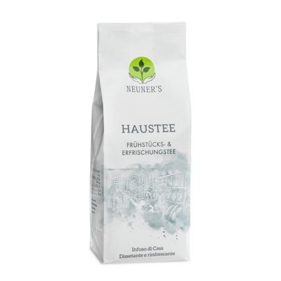 Sie sehen eine Packung Haustee offen, Produktbild: 01 Haustee offen, A-Nr.: 3476855 - 01