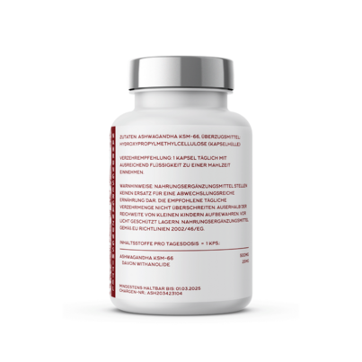 Sie sehen eine Packung Naturvit® Ashwagandha Pure, Produktbild: 02 Naturvit® Ashwagandha Pure, A-Nr.: 5667499 - 02