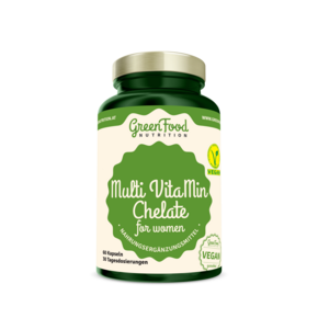 GreenFood Nutrition Multi VitaMin Chelate für Frauen 60 Kapseln, A-Nr.: 5634465 - 01