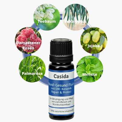 Sie sehen eine Packung Mund-Gesund Fluid+ mit EM-Keramik (Effektive Mikroorganismen), Produktbild: 02 Mund-Gesund Fluid+ mit EM-Keramik (Effektive Mikroorganismen), A-Nr.: 4250254 - 02