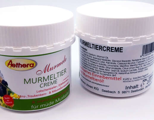 Aethera Murmele Murmeltier Creme, A-Nr.: 3380641 - 02