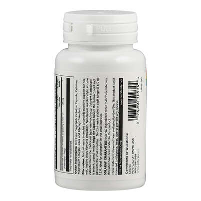 Sie sehen eine Packung Supplementa Nattokinase 100 mg Kapseln, Produktbild: 03 Supplementa Nattokinase 100 mg Kapseln, A-Nr.: 5574295 - 03