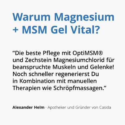 Magnesium + MSM Gel Vital, A-Nr.: 4895755 - 02