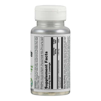 Sie sehen eine Packung Supplementa Methyl Folat 1000 mcg Lutschtablette, Produktbild: 02 Supplementa Methyl Folat 1000 mcg Lutschtablette, A-Nr.: 5574214 - 02