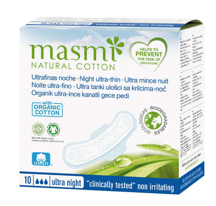 Masmi Organic Care - Bio Monatsbinden Ultra Nacht, A-Nr.: 4368777 - 03