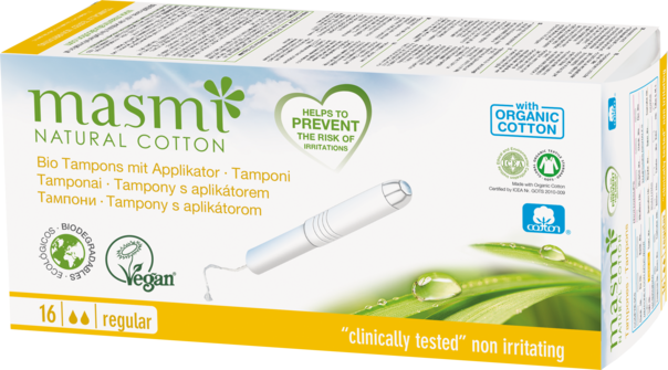 Masmi Organic Care - Bio Tampons Classic mit Applikator, A-Nr.: 4368837 - 02