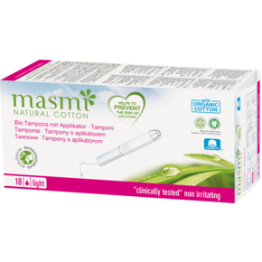 Masmi Organic Care - Bio Tampons Light / Mini mit Applikator, A-Nr.: 4531183 - 01