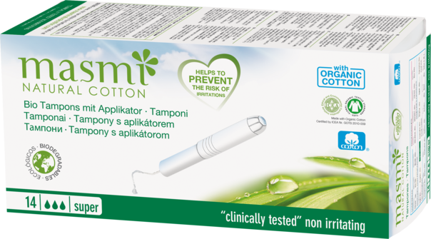 Masmi Organic Care - Bio Tampons Super mit Applikator, A-Nr.: 4368843 - 01