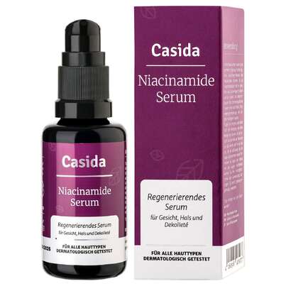 Sie sehen eine Packung Niacinamide Serum, Produktbild: 01 Niacinamide Serum, A-Nr.: 5779979 - 01