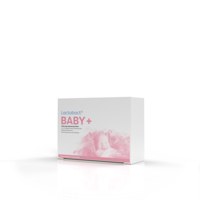 Sie sehen eine Packung Lactobact BABY +, Produktbild: 01 Lactobact BABY +, A-Nr.: 4589248 - 01