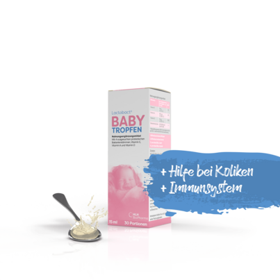 Sie sehen eine Packung Lactobact BABY TROPFEN, Produktbild: 03 Lactobact BABY TROPFEN, A-Nr.: 5429475 - 03