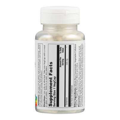 Sie sehen eine Packung Supplementa L-Glutamin 500 mg Kapseln, Produktbild: 02 Supplementa L-Glutamin 500 mg Kapseln, A-Nr.: 5574036 - 02