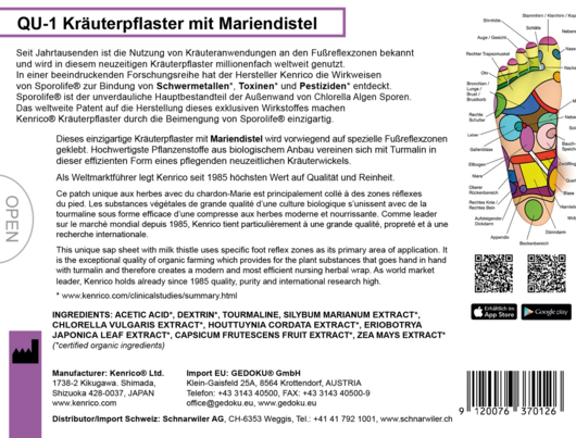 QU-1 Kräuterpflaster mit Mariendistel, A-Nr.: 4831488 - 03