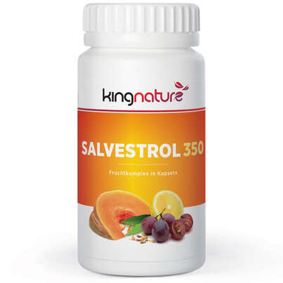 Sie sehen eine Packung Kingnature Salvestrol 350, Produktbild: 02 Kingnature Salvestrol 350, A-Nr.: 4596515 - 02