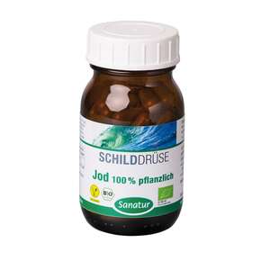 Sanatur Jod Kapseln 100% pflanzlich BIO, A-Nr.: 4259137 - 01