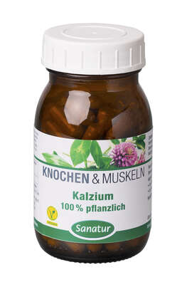 Sanatur Kalzium Kapseln 100% pflanzlich, A-Nr.: 4259025 - 01