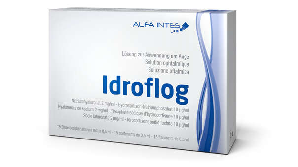 Idroflog 15 x 0,5ml Augentropfen, A-Nr.: 5662384 - 01