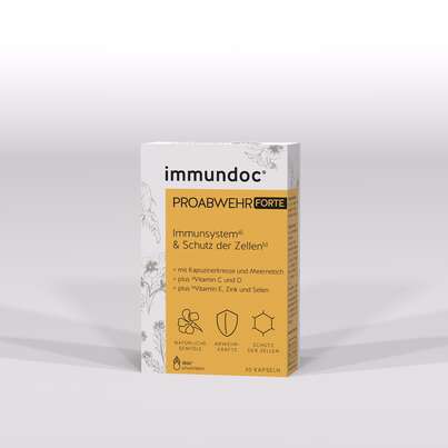 Sie sehen eine Packung immundoc® PROABWEHR FORTE, Produktbild: 02 immundoc® PROABWEHR FORTE, A-Nr.: 4746653 - 02