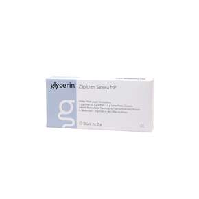 Sie sehen eine Packung Glycerin Zäpfchen "Sanova" MP 2g, Produktbild: 01 Glycerin Zäpfchen "Sanova" MP 2g, A-Nr.: 3170524 - 01