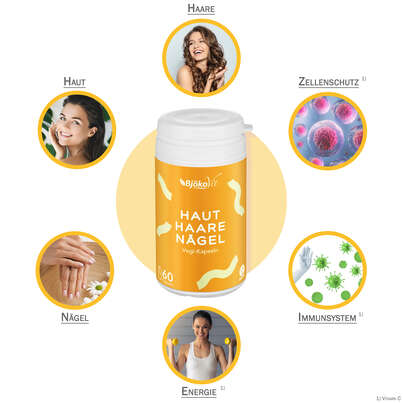 BjökoVit Haut Haare Nägel Kapseln vegan, A-Nr.: 5174561 - 06