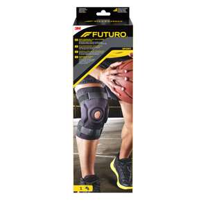 FUTURO™ Knie-Bandage mit seitlicher Gelenkschiene, Verstellbar SPORT (40.6 - 55.9 cm), A-Nr.: 5233329 - 01