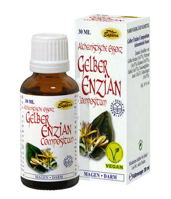 Sie sehen eine Packung Espara Gelber Enzian Compositum Alchemistische Essenz, Produktbild: 02 Espara Gelber Enzian Compositum Alchemistische Essenz, A-Nr.: 4039973 - 02