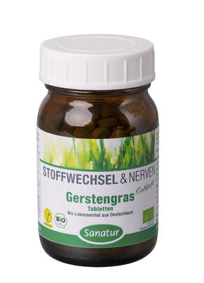 Sanatur Gersten-Gras Tabletten BIO, A-Nr.: 4258965 - 01