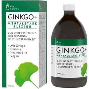 doc nature’s Ginkgo + Mentalstark Elixier, A-Nr.: 5286107 - 01