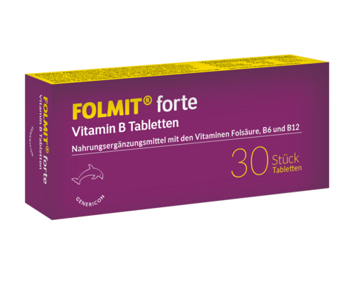 FOLMIT® forte Vitamin B Tabletten, A-Nr.: 4218380 - 02