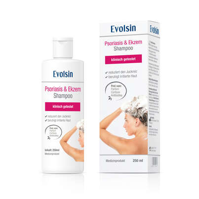 Evolsin Psoriasis &amp; Ekzem Shampoo 250 ml, A-Nr.: 5666206 - 01