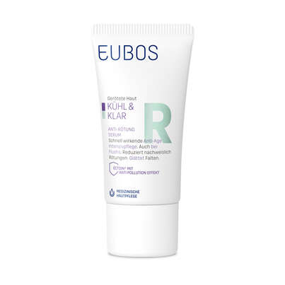 Sie sehen eine Packung Eubos Kühl und Klar Serum, Produktbild: 01 Eubos Kühl und Klar Serum, A-Nr.: 5473826 - 01
