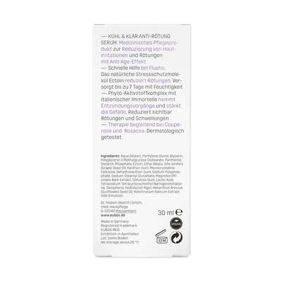 Sie sehen eine Packung Eubos Kühl und Klar Serum, Produktbild: 05 Eubos Kühl und Klar Serum, A-Nr.: 5473826 - 05