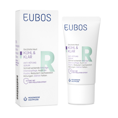 Sie sehen eine Packung Eubos Kühl und Klar Serum, Produktbild: 06 Eubos Kühl und Klar Serum, A-Nr.: 5473826 - 06