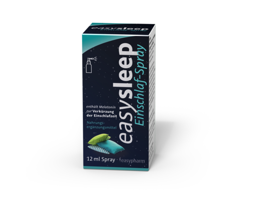 Sie sehen eine Packung easysleep Einschlaf-Spray, Produktbild: 02 easysleep Einschlaf-Spray, A-Nr.: 4757450 - 02