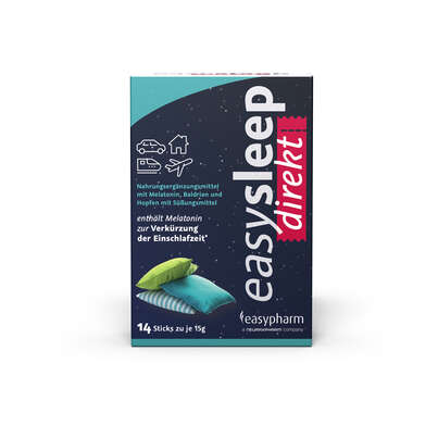 Sie sehen eine Packung easysleep direkt, Produktbild: 01 easysleep direkt, A-Nr.: 5450400 - 01