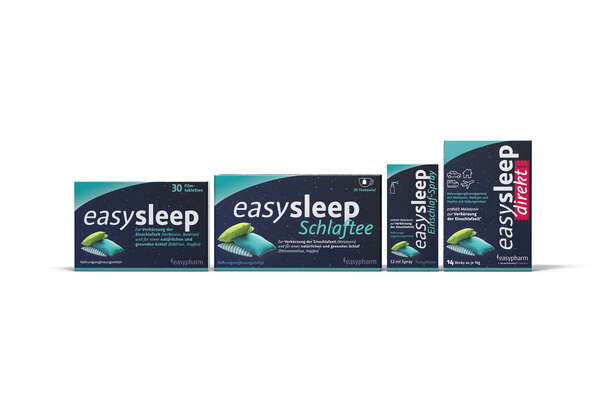 Sie sehen eine Packung easysleep direkt, Produktbild: 02 easysleep direkt, A-Nr.: 5450400 - 02