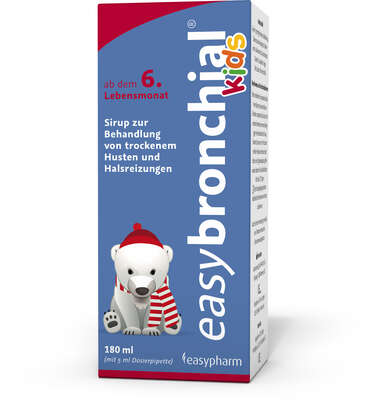 Sie sehen eine Packung Easybronchial kids, Produktbild: 01 Easybronchial kids, A-Nr.: 4851568 - 01