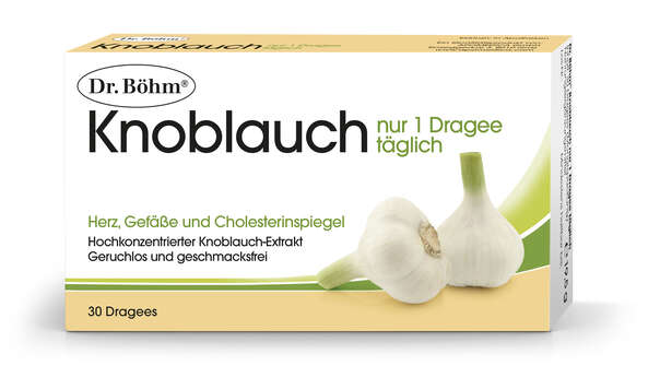 Dr. Böhm Knoblauch nur 1 Dragee täglich, A-Nr.: 1520316 - 01